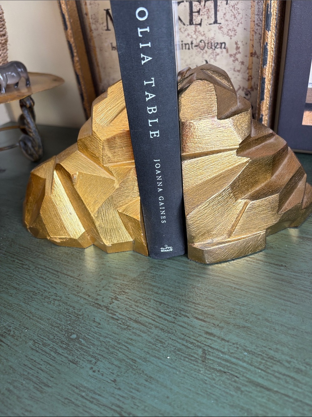 Michael Aram Gold Nugget Bookends